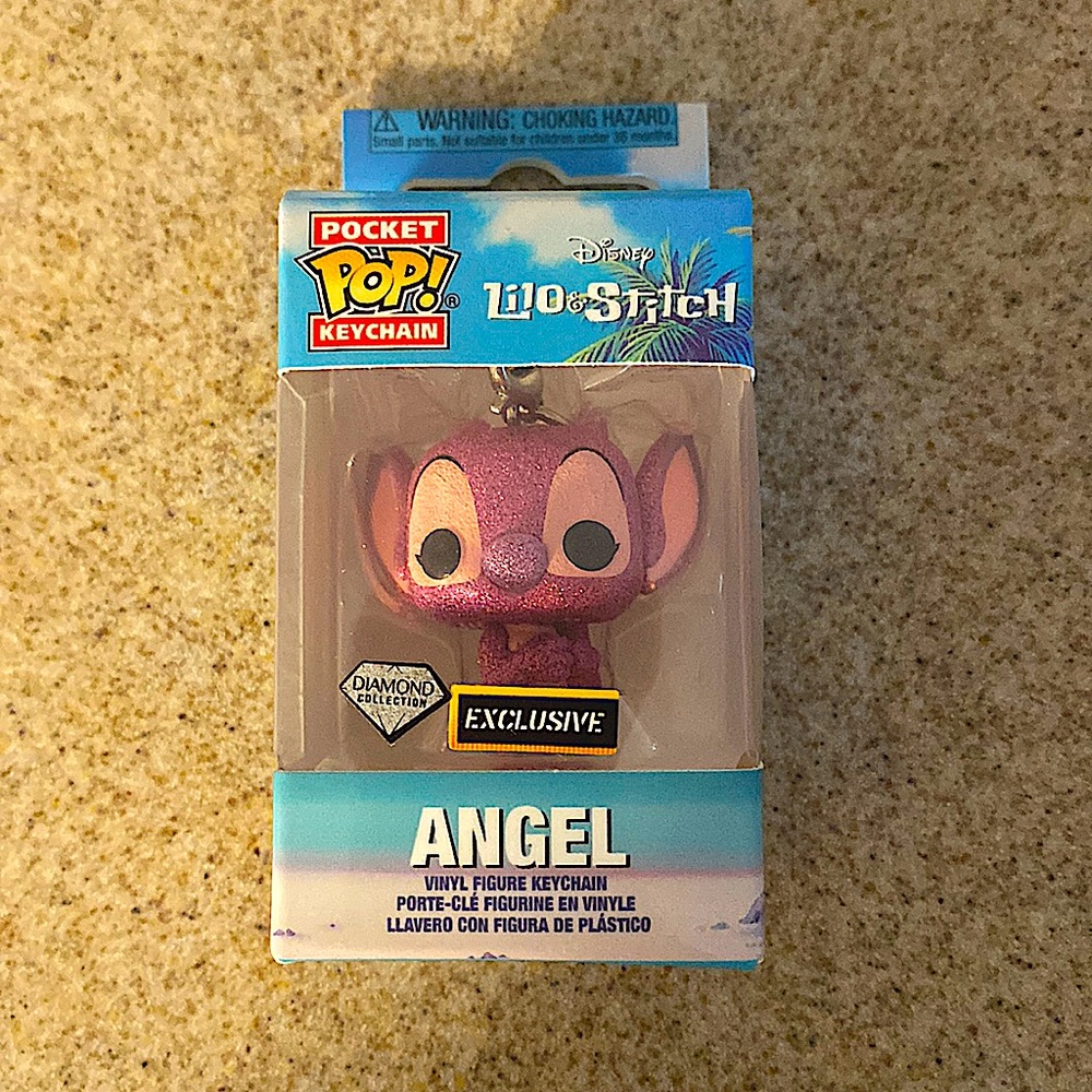 Lilo and Stitch-Angel Funko Pop Keychain